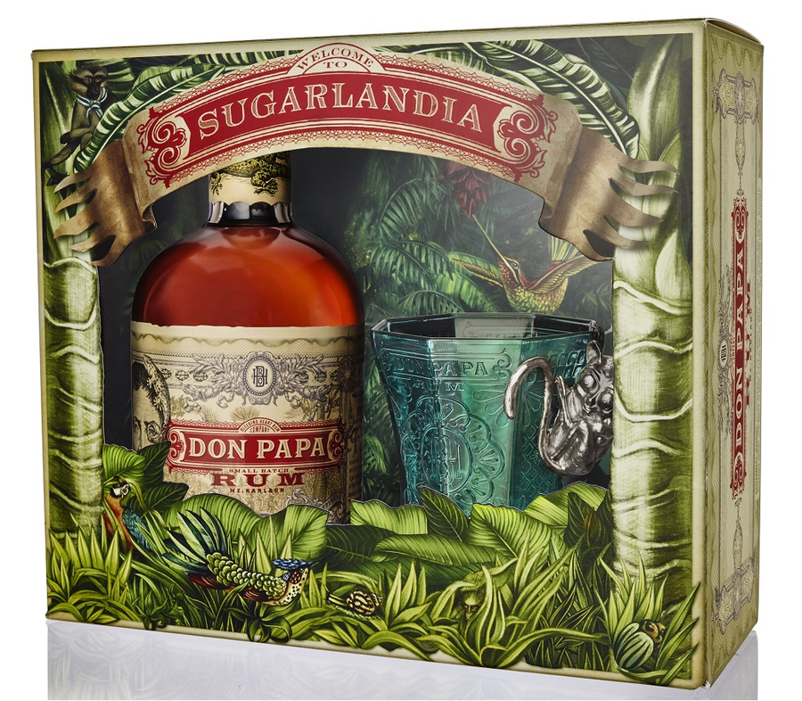 Don Papa Rum with Glass